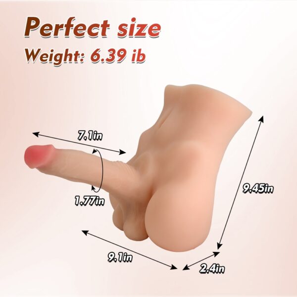 Consolador de pene 3d Para ella y para EL - Imagen 3