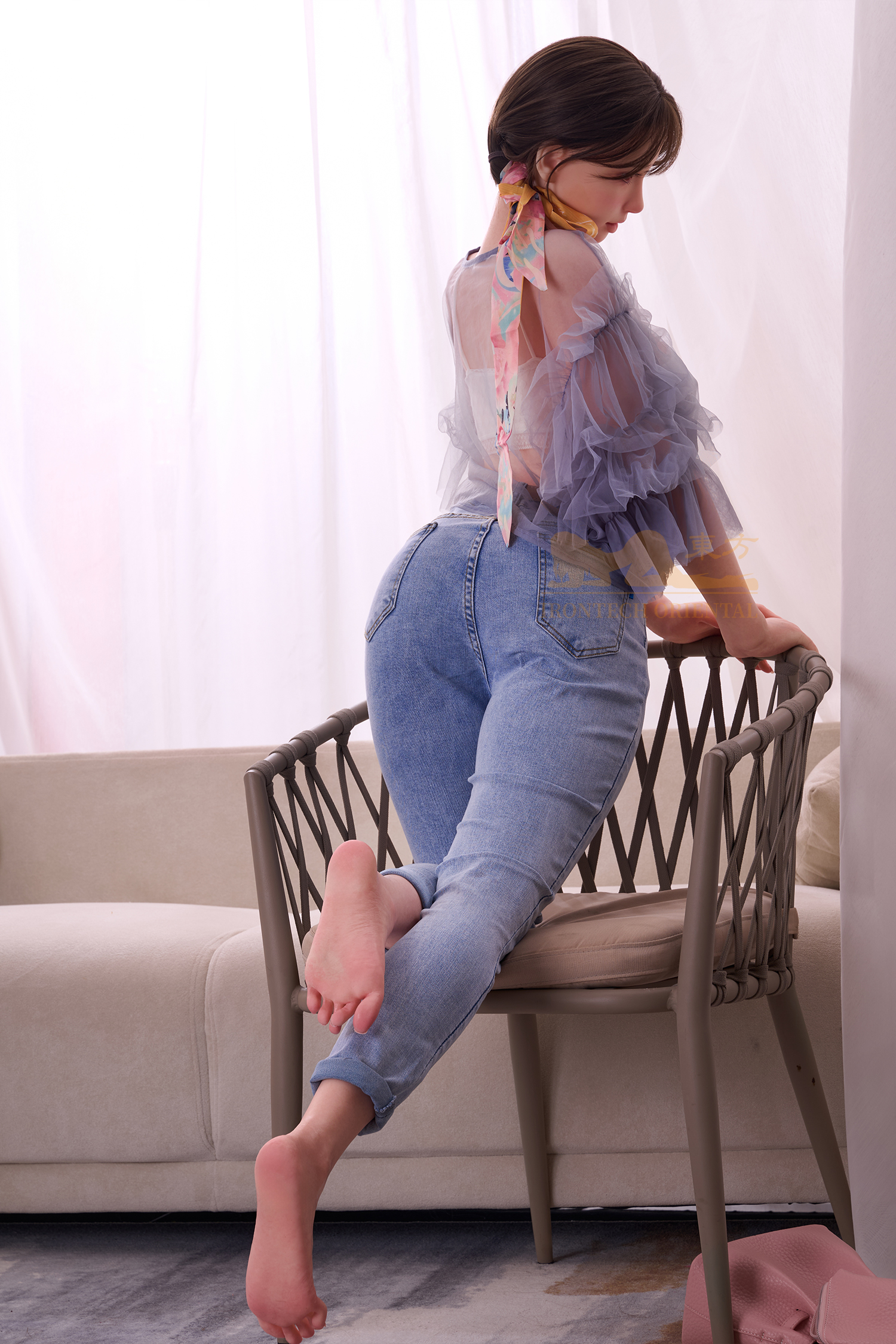 Muñeca sexual para novia, 161 cm, S32 ROS MAX, brillo de seda gatita - Imagen 5