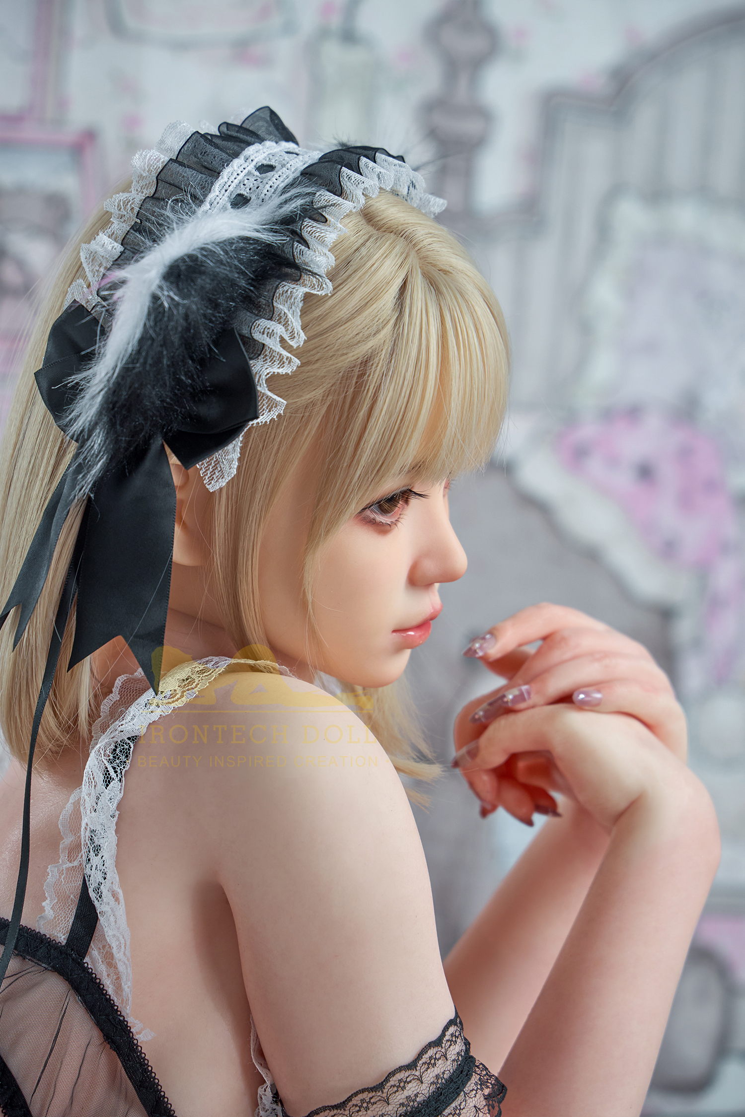 Muñeca sexual de mucama, T3, Nia, piel natural cabeza ROX MAX - Imagen 12