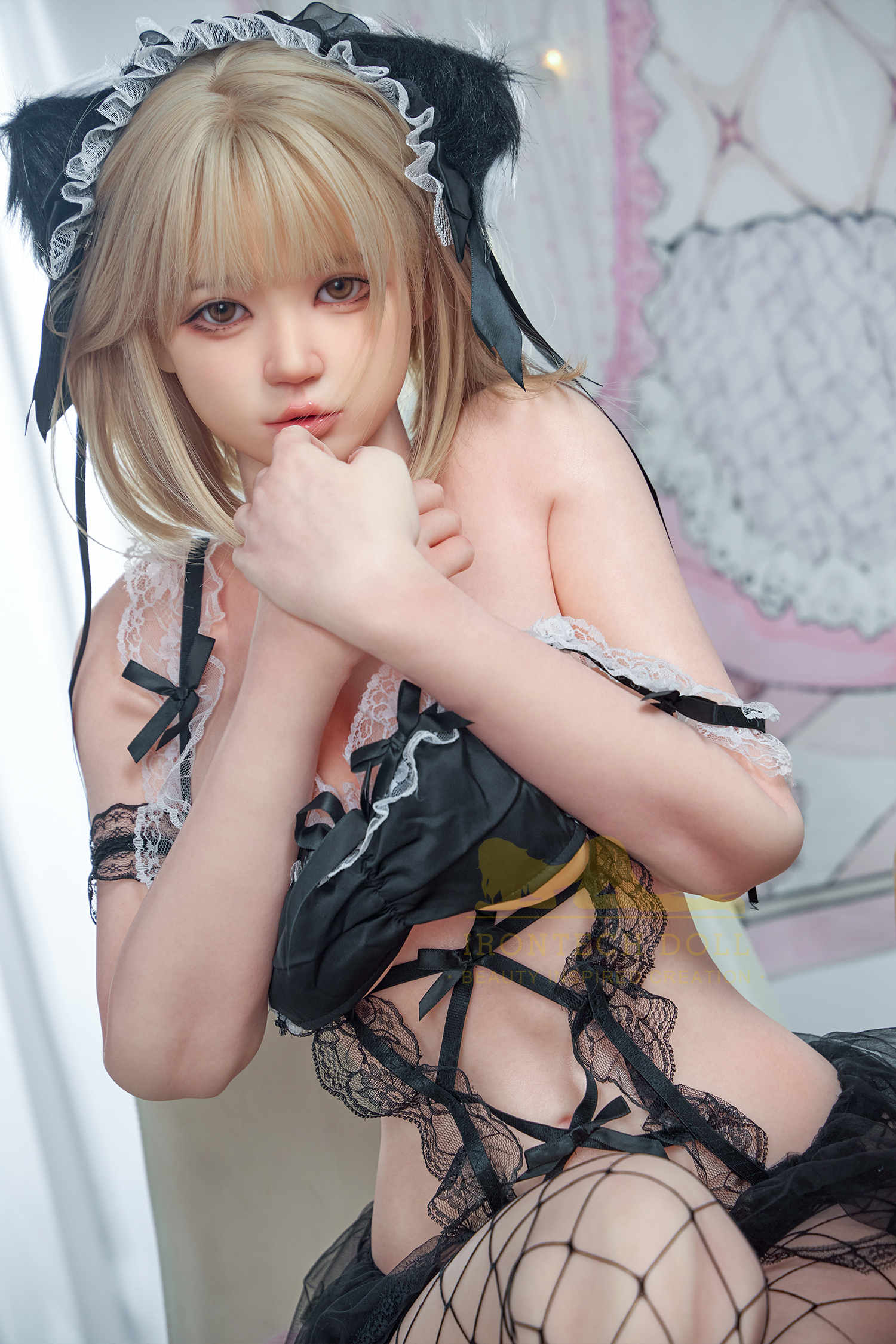 Muñeca sexual de mucama, T3, Nia, piel natural cabeza ROX MAX - Imagen 5